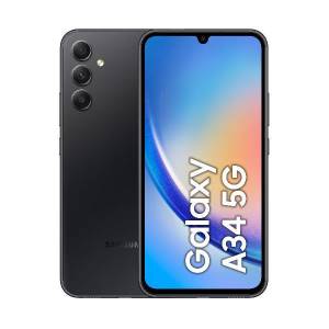Samsung SM-A346 Galaxy A34 6+128GB 6.6" 5G Black ITA